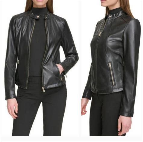 calvin klein leather jackets online